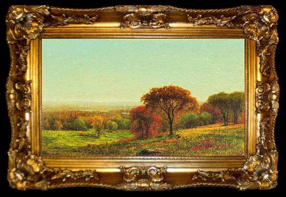 framed  George Inness Across the Hudson Valley in the Foothills of the Catskills, ta009-2
